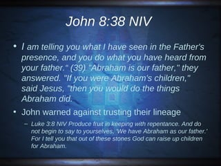 080615 Whos Your Daddy John 8 31 47 Wells (Sermon Only) | PPS
