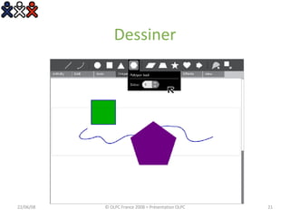 Dessiner 03/06/09 © OLPC France 2008 > Présentation OLPC 