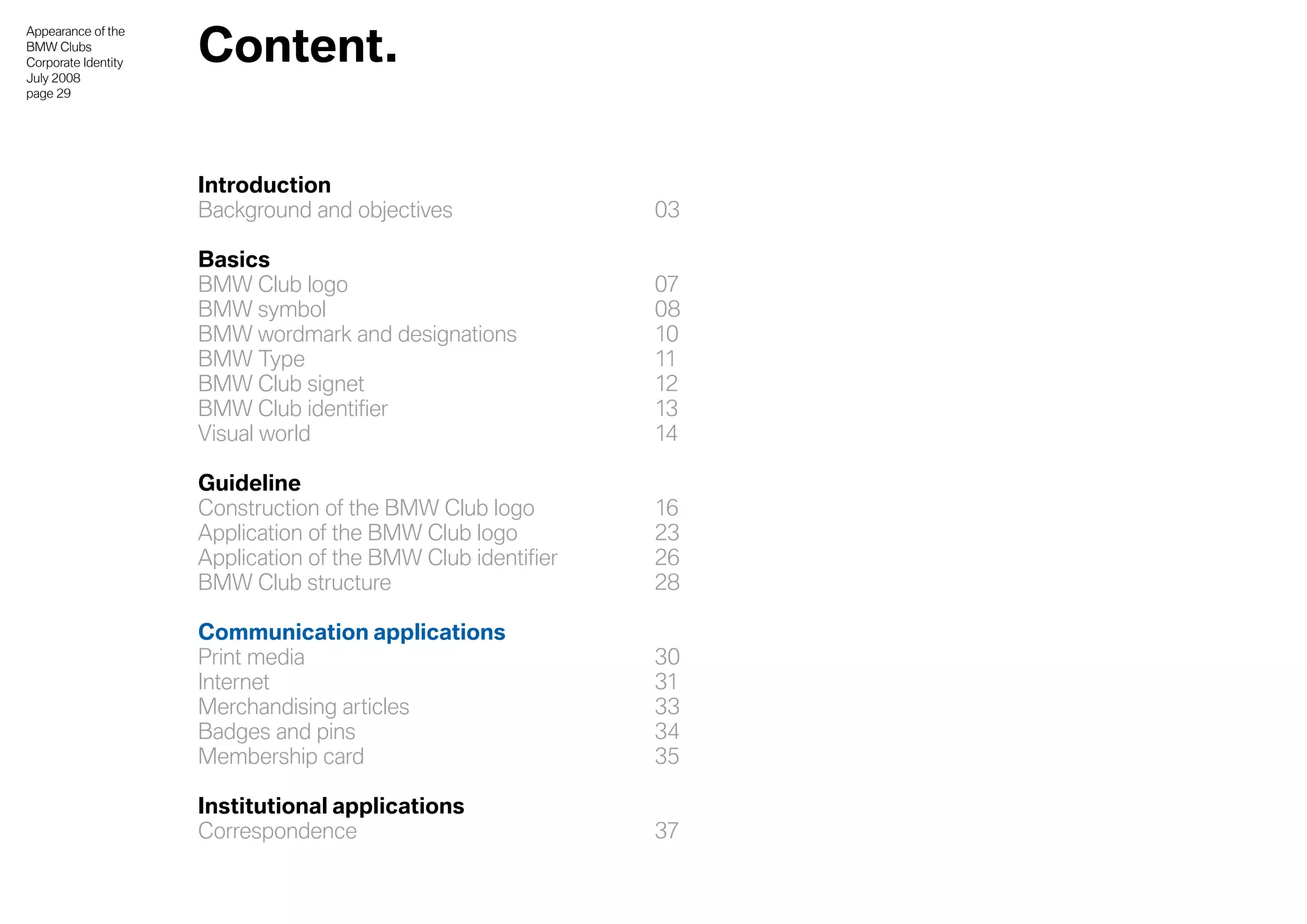 BMW Clubs - Design guidelines for appearance | PPT