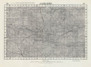 Mapa Topográfico Almadén (año 1938) MTN 0808 1938