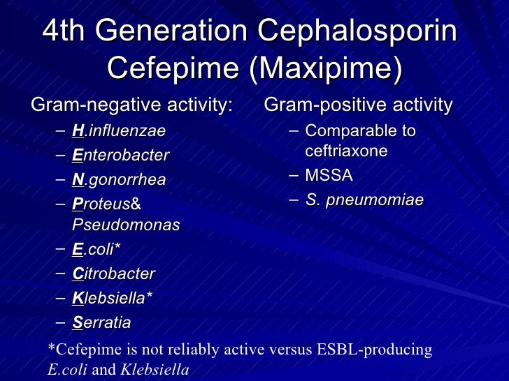 ceftriaxone gram negative rods