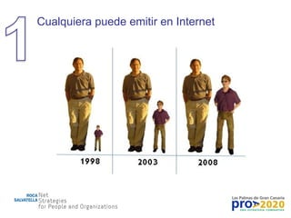 Cualquiera puede emitir en Internet 