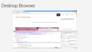 Desktop Browser
 