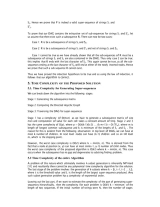 DESIGN OF A NEW DETERMINISTIC ALGORITHM FOR FINDING COMMON DNA ...