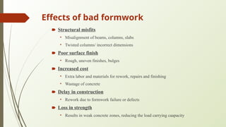 Structural Bad Comprehensive Guide to Formwork Types, Loads, and Stripping Time in ...