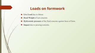 Dead Formwork Comprehensive Guide to Formwork Types, Loads, and Stripping Time in ...