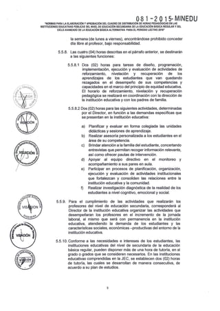 RESOLUCIÓN VICEMINISTERIAL 081 - 2015