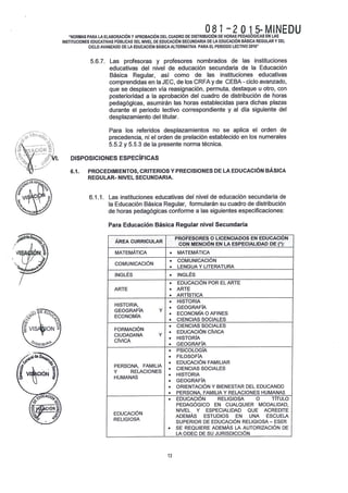 RESOLUCIÓN VICEMINISTERIAL 081 - 2015