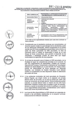 RESOLUCIÓN VICEMINISTERIAL 081 - 2015