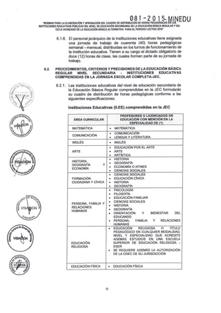 RESOLUCIÓN VICEMINISTERIAL 081 - 2015