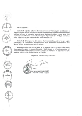 RESOLUCIÓN VICEMINISTERIAL 081 - 2015
