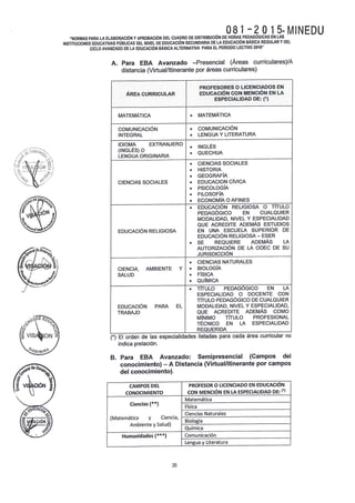 RESOLUCIÓN VICEMINISTERIAL 081 - 2015