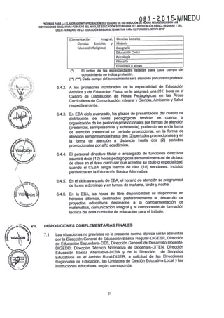 RESOLUCIÓN VICEMINISTERIAL 081 - 2015