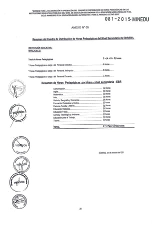 RESOLUCIÓN VICEMINISTERIAL 081 - 2015