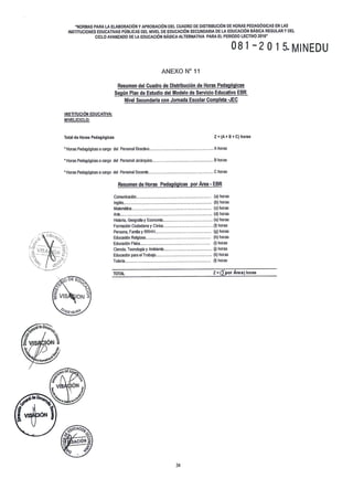 RESOLUCIÓN VICEMINISTERIAL 081 - 2015