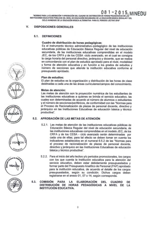 RESOLUCIÓN VICEMINISTERIAL 081 - 2015