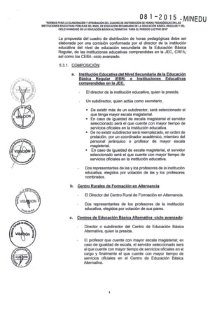 RESOLUCIÓN VICEMINISTERIAL 081 - 2015