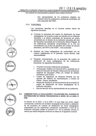 RESOLUCIÓN VICEMINISTERIAL 081 - 2015