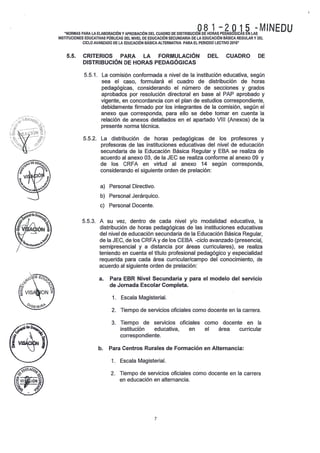 RESOLUCIÓN VICEMINISTERIAL 081 - 2015