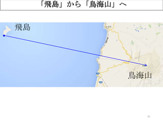 31
「飛島」から「鳥海山」へ
鳥海山
飛島
 