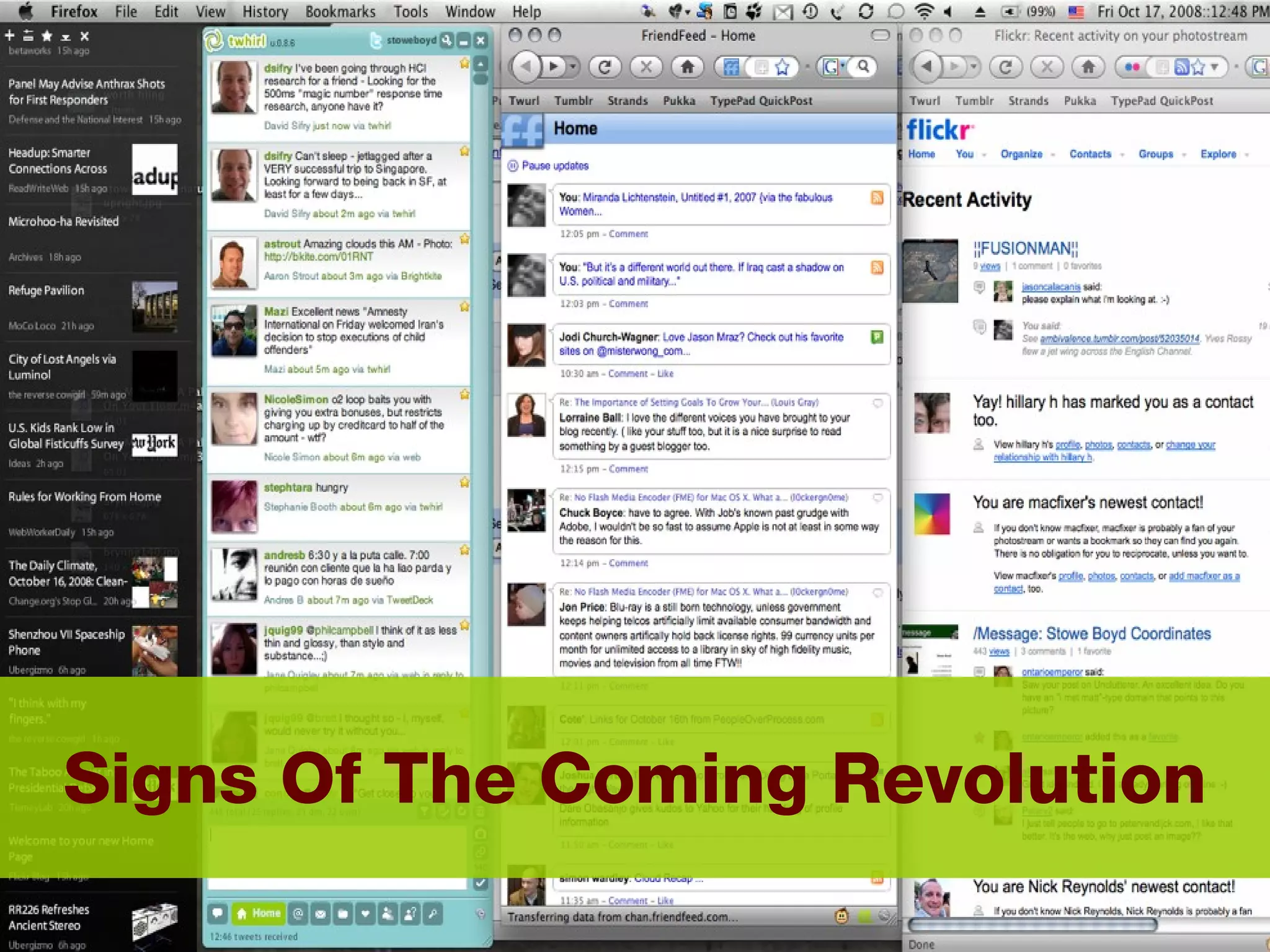 Signs Of The Coming Revolution 