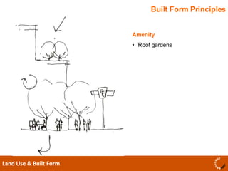 Built Form Principles Land Use & Built Form  Amenity Roof gardens 