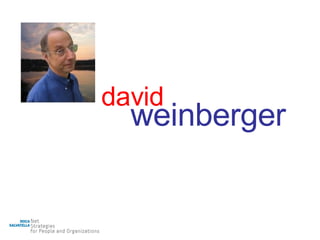 david weinberger 