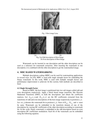 AN OBLIVIOUS AND ROBUST MULTIPLE IMAGE WATERMARKING SCHEME USING ...