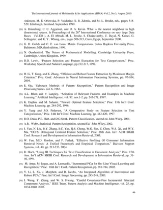 A COMPARATIVE STUDY OF DIMENSION REDUCTION TECHNIQUES FOR CONTENT-BASED ...