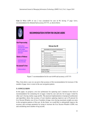 Automatic Recommendation for Online Users Using Web Usage Mining | PDF