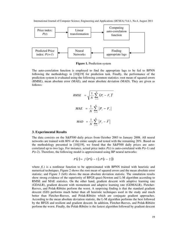 A COMPARATIVE STUDY OF BACKPROPAGATION ALGORITHMS IN FINANCIAL ...