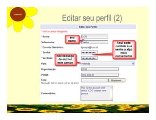 Instruções para Dgroups