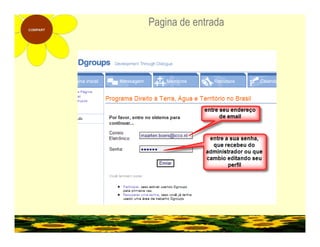 Instruções para Dgroups