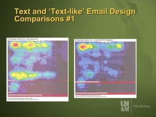 Text and ‘Text-like’ Email Design Comparisons #1 