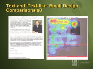 Text and ‘Text-like’ Email Design Comparisons #3 