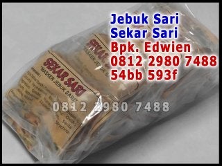 0812 2980 7488 (Telkomsel), Jebug Sari