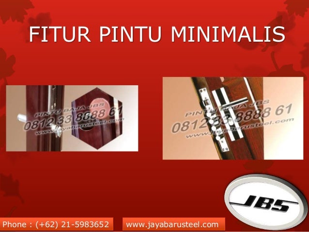 Contoh pintu utama rumah minimalis modern