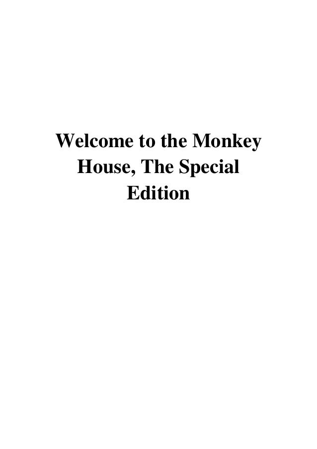 Welcome To The Monkey House Dark Web Welcome to the Monkey House, The Special Edition PDF - Kurt Vonnegut