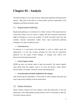 BIT (UCSC) Final Year Project - Microfinance Loan Management System