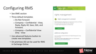Office 365 Message Encryption | PPTX