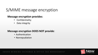 Office 365 Message Encryption | PPTX