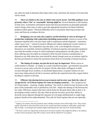 INTERNATIONAL MONETARY FUND: Fiscal Regimes for Extractive Industries | PDF
