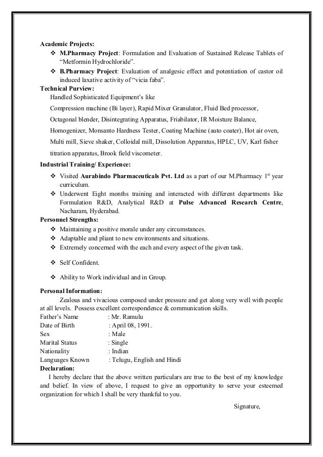 academic projects in resumes