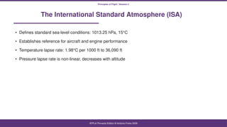 Principles of Flight: Physics, Atmosphere, and Performance | PPTX