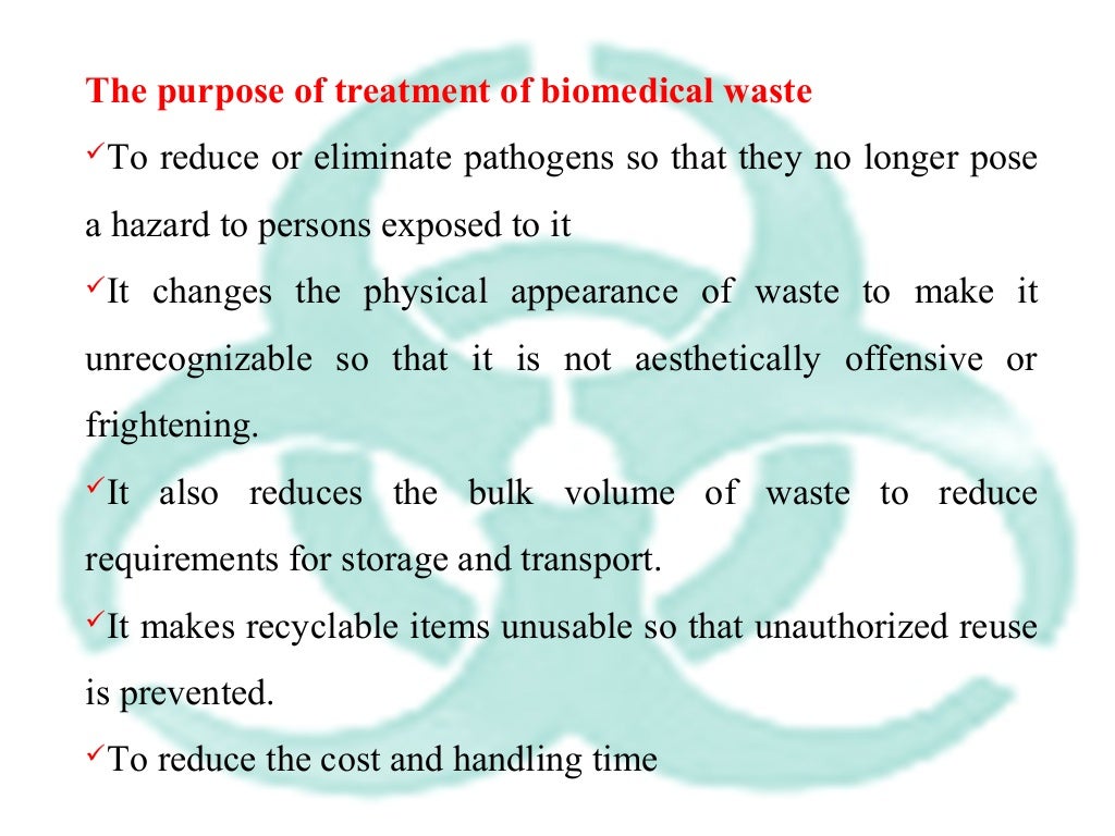 Biomedical Waste Management In India