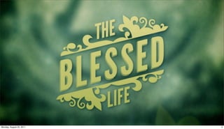 Monday, August 22, 2011   2
 