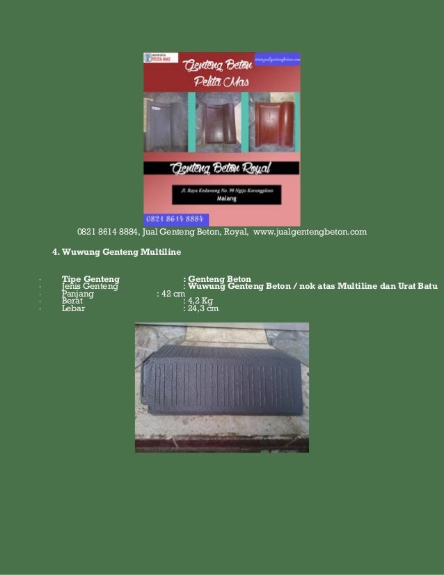 0821 8614 8884, produk genteng beton pelita mas, genteng 