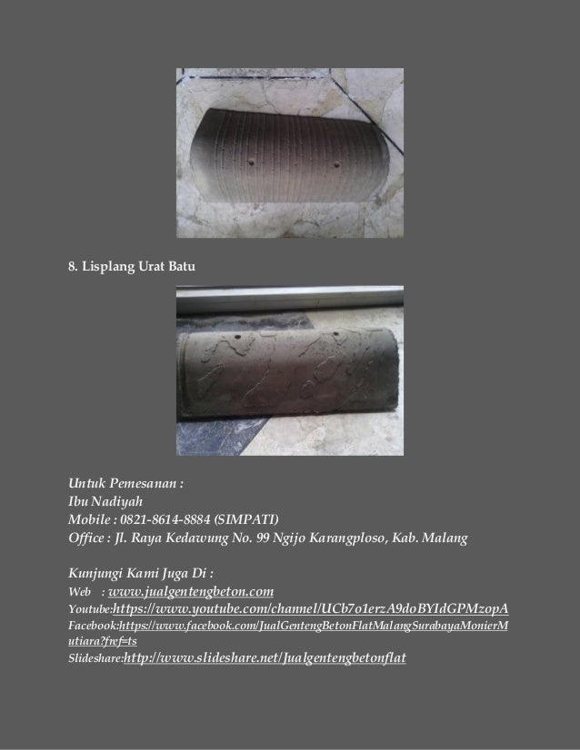 0821 8614 8884, spesifikasi genteng beton flat, genteng 