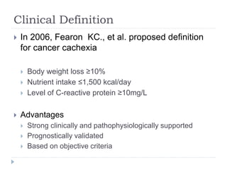 082409 understanding cachexia | PPT