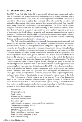 food plant sanitation | PDF